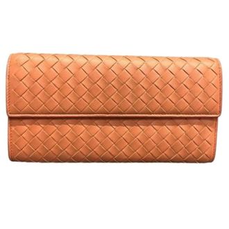 Bottega Veneta Pre-owned Wallets, female, Orange, Size: ONE SIZE Pre-owned Coin Purse