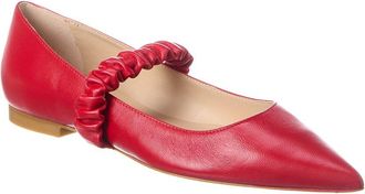 Stuart Weitzman Maxine Leather Ballet Flat