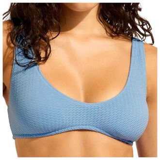 Seafolly Sea Dive Multi Fit Longline Top Bikini-Top f&uuml;r Damen | blau