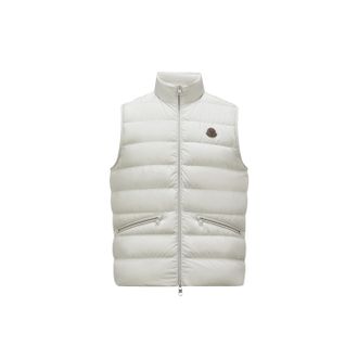 Moncler vest white deals