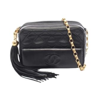 Chanel Pre-owned Vintage Cross Body Bag - Dames - Pre-owned - Zwart - Maat: ONE Size Leer