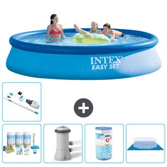 Intex Piscina Easy Set Redonda - 396x84 Cm - 7-piezas S40730