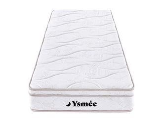 VENTE-UNIQUE.COM Colch&oacute;n cl&aacute;sico tela blanco