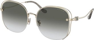 Coach HC7145BD CD453 Asian Fit 90058E Womens Sunglasses Gold Size 60