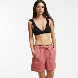 La Redoute Collections Triangel bikini-BH met volants