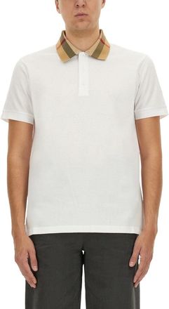 Burberry Cotton Pique Polo