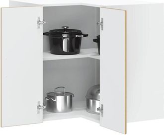 vidaXL Pensile da Cucina ad Angolo Lucca Rovere Artigianale Truciolato - Vidaxl