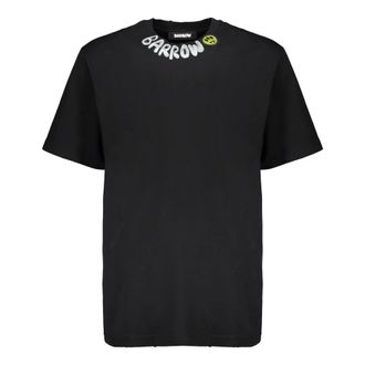 Barrow Crew Neck T-Shirt - male - BARROW - T-Shirts - Black - S - Tops