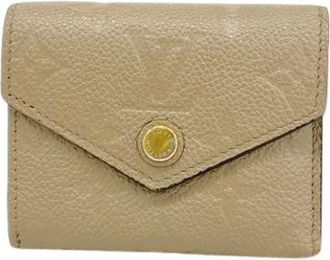 Louis Vuitton Pre-owned Wallets, female, Beige, Size: ONE SIZE Pre-owned Vintage Tri-fold Wallet