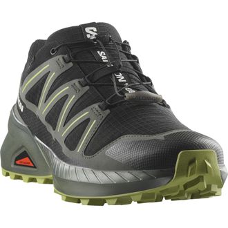 Salomon Trailrunningschuh SALOMON SPEEDCROSS PEAK GORE-TEX, Herren, Gr. 42,5, schwarz (schwarz, urban chic, schwarz citron), Synthetik, Textil, Schuhe Trailru
