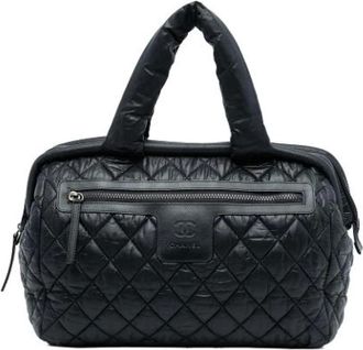 Chanel Pre-owned Handbags, female, Black, Size: ONE SIZE Pre-owned Vintage Handbag