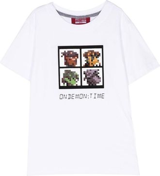 Mostly Heard Rarely Seen Mini On Demon Time T-shirt - kids - Cotton - 10 yrs - White