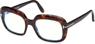 Tom Ford Ft 6096B 052 Eyeglasses - Dames - Brillen - Bruin - 53 MM - Accessoires