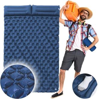 OEM Colch&oacute;n Doble Autoinflable Para Camping, Picnic, Turismo Y Supervivencia