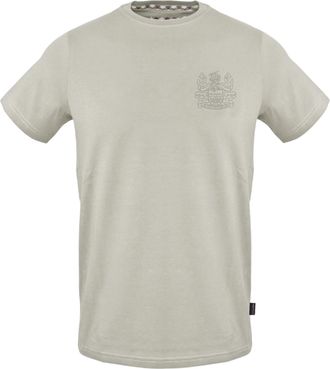 Aquascutum Heren Crest Regular T-Shirt (Grijs)