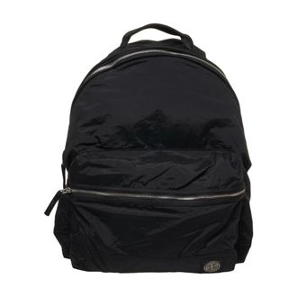 Stone Island Black Bucket Bag & Backpack Aw25