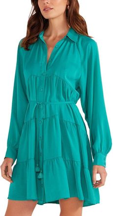 Minkpink Emma Tiered Shirt Dress