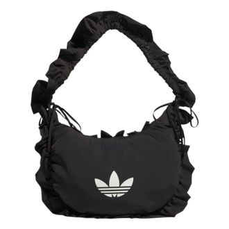 adidas Ruffle Shoulder Bag Black IA8915
