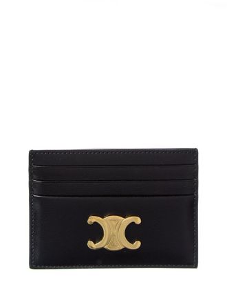 Celine Celine Triomphe Leather Card Holder