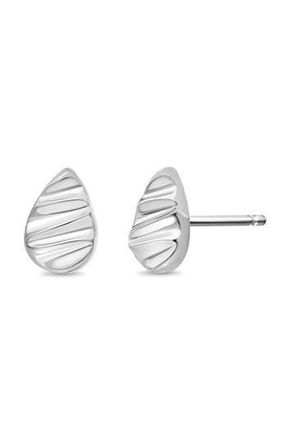 Bony Levy 14K White Gold Textured Teardrop Stud Earrings at Nordstrom Rack