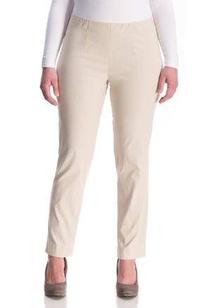 KjBrand Schlupfhose KJBRAND SUSIE Bengaline, Damen, Gr. 42 (21), K-Gr, beige, Web, Obermaterial: 80% Viskose, 17% Polyamid, 3% Elasthan, gerade lang, Hosen Sc