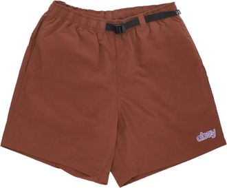 Obey Short Shorts - Heren - Bermuda - Bruin - L - Korte Broeken