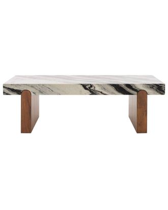 Safavieh Couture Ellebeth Marble Top Coffee Table