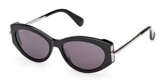 Max Mara MM0167 01A Womens Sunglasses Black Size 54