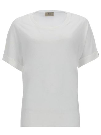 Herno White Crew Neck T-Shirt