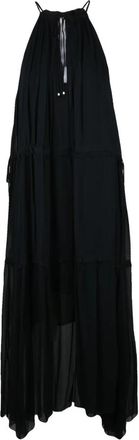 Isabel Marant Abito in voile svasato - Dames - Casual kleedjes - Zwart - XS - Kleedjes