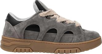 Santha Grijze Lage Sneakers Model 1 - Heren - Sneakers - Grijs - 45 EU - Schoenen