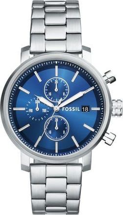 Fossil Rhett Multifunction Stainless Steel Watch in Silver at Nordstrom Rack