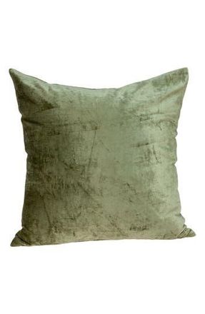Parkland Collection Sphene Velvet Accent Pillow in Olive at Nordstrom Rack