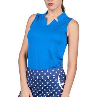 Sofibella Golf Colors Sleeveless Womens Golf Shirt in Ocean at Nordstrom, Size X-Small