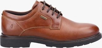 Hush Puppies Mens Hush Puppies PEARCE Mens Leather Shoes Tan - Brown - Size: 11