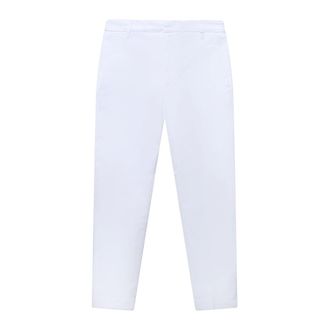 Dondup Cropped Trousers, female, White, Size: W26 Nima Cropped Trousers