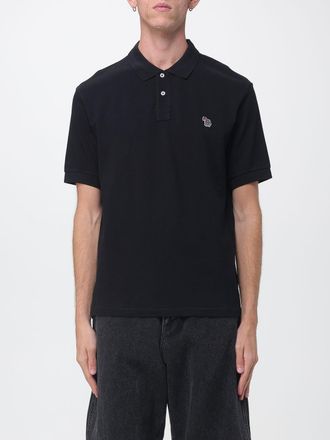 Paul Smith Polo a maniche corte in piquet di cotone organico con logo