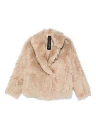 BLANCHA shearling jacket - Neutrals