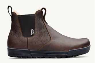 Lems Shoes Womens Tuff Waterproof Chelsea Boot In Dark Roast
