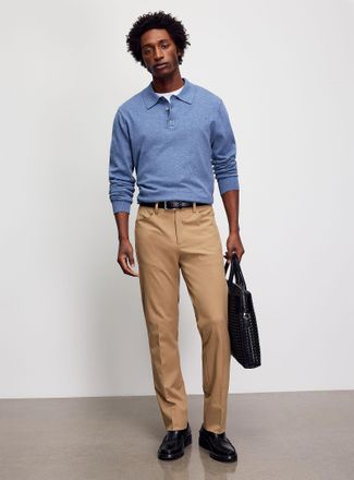 Citadin Mens Monochrome stretch pant Straight fit