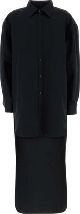 Balenciaga Train Shirt - Dames - Shirt Kleedjes - Zwart - XS - Katoen - Kleedjes