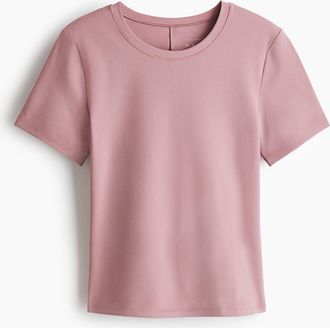 H&M Sport-T-Shirt mit SoftMove - Pink