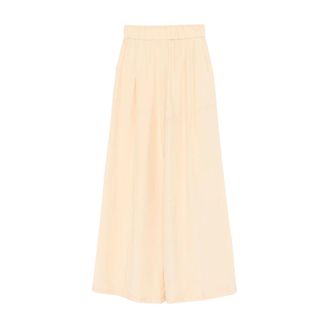 Patrizia Pepe Dames, Broeken, Beige, Maat: S