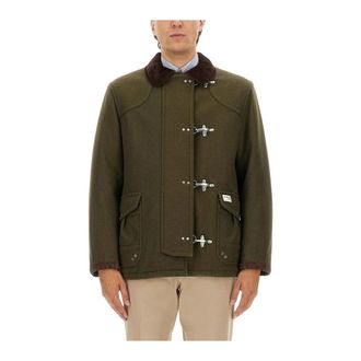 Fay 4 Hooks Jas - Heren - Zomerjassen - Groen - XL - Katoen - Jassen