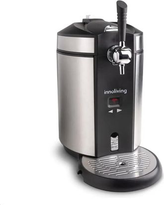 Innoliving Dispensador De Cerveza Con Sistema De Refrigeraci&oacute;n Integrado Para Barriles De 5 Litros