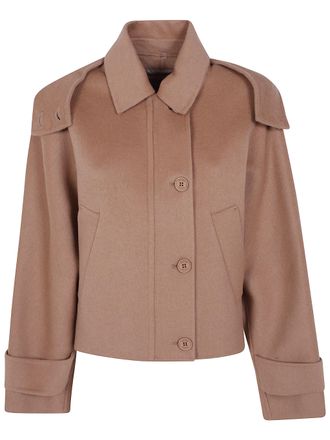 Twin-Set Jacket Caban Tobacco Brown
