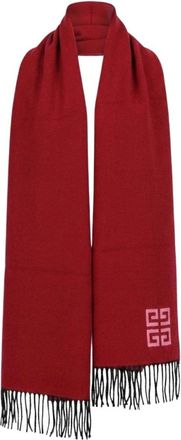 Givenchy Accessoires, unisex, Rood, ONE Size, Wol, Sjaals