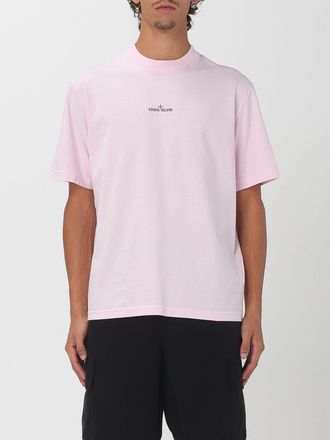 Stone Island T-shirt Stone Island in cotone con stampa posteriore