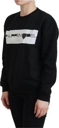 Philippe Model Sweatshirt met grafische print - Dames - Sweatshirts - Zwart - XS - Katoen - Hoodies & sweatvesten