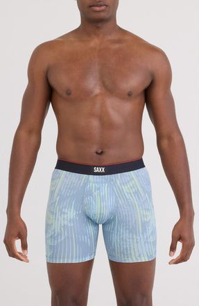 Saxx Multisport Mesh Boxer Briefs in Palm Screen-Faded Dn at Nordstrom, Size Xx-Large